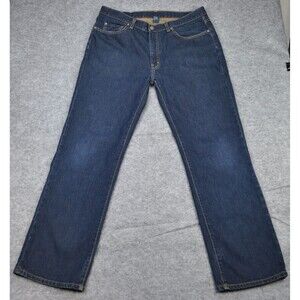 Polo Ralph Lauren Jeans Mens 35X32 Blue Authentic Straight‎ Leg Denim